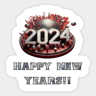 Happy New years Sticker